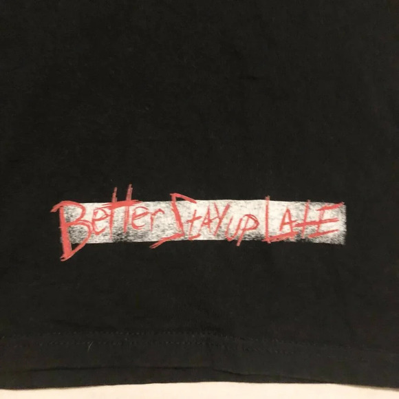 A Nightmare On Elm Street Better Stay Up Late Tshirt  Mens XL Shirt - Picture 3 of 15